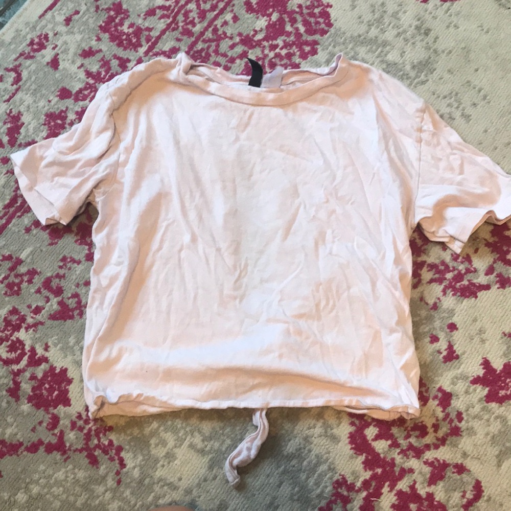 Pink crop top